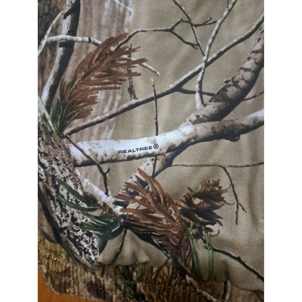 Gander Mountain Boys Camo Insulated Hooded Jacket Youth Medium 10-12 Zip Cotton